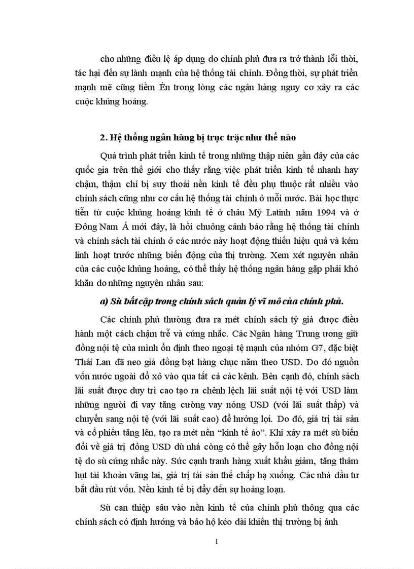 image for page Hệ thống ngân hàng Việt Nam hiện trạng và những cải cách đã thực hiện 1