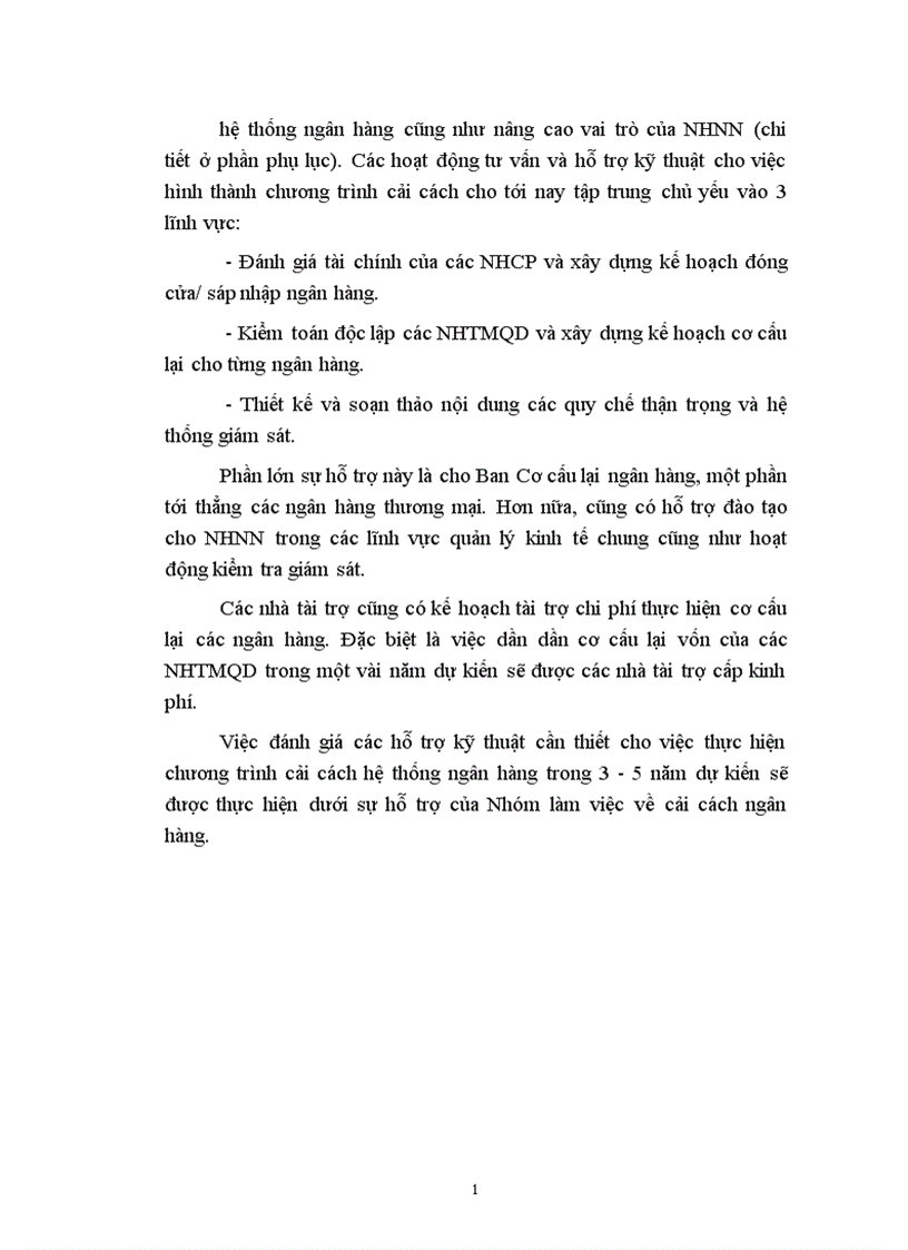 image for page Hệ thống ngân hàng Việt Nam hiện trạng và những cải cách đã thực hiện 1