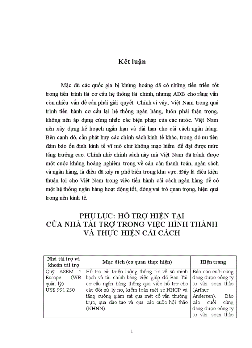image for page Hệ thống ngân hàng Việt Nam hiện trạng và những cải cách đã thực hiện 1