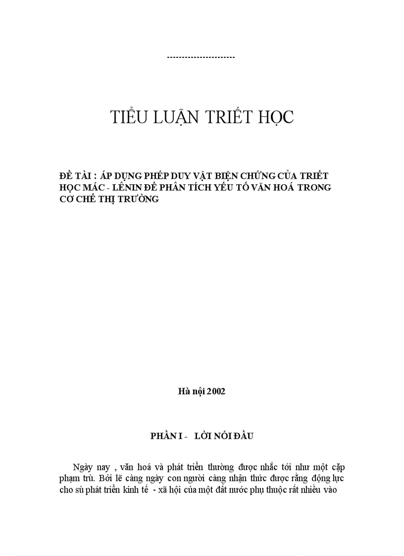 image for page áp dụng phép duy vật biện chứng của triết học mác lênin để phân tích yếu tố văn hoá trong cơ chế thị trường 1