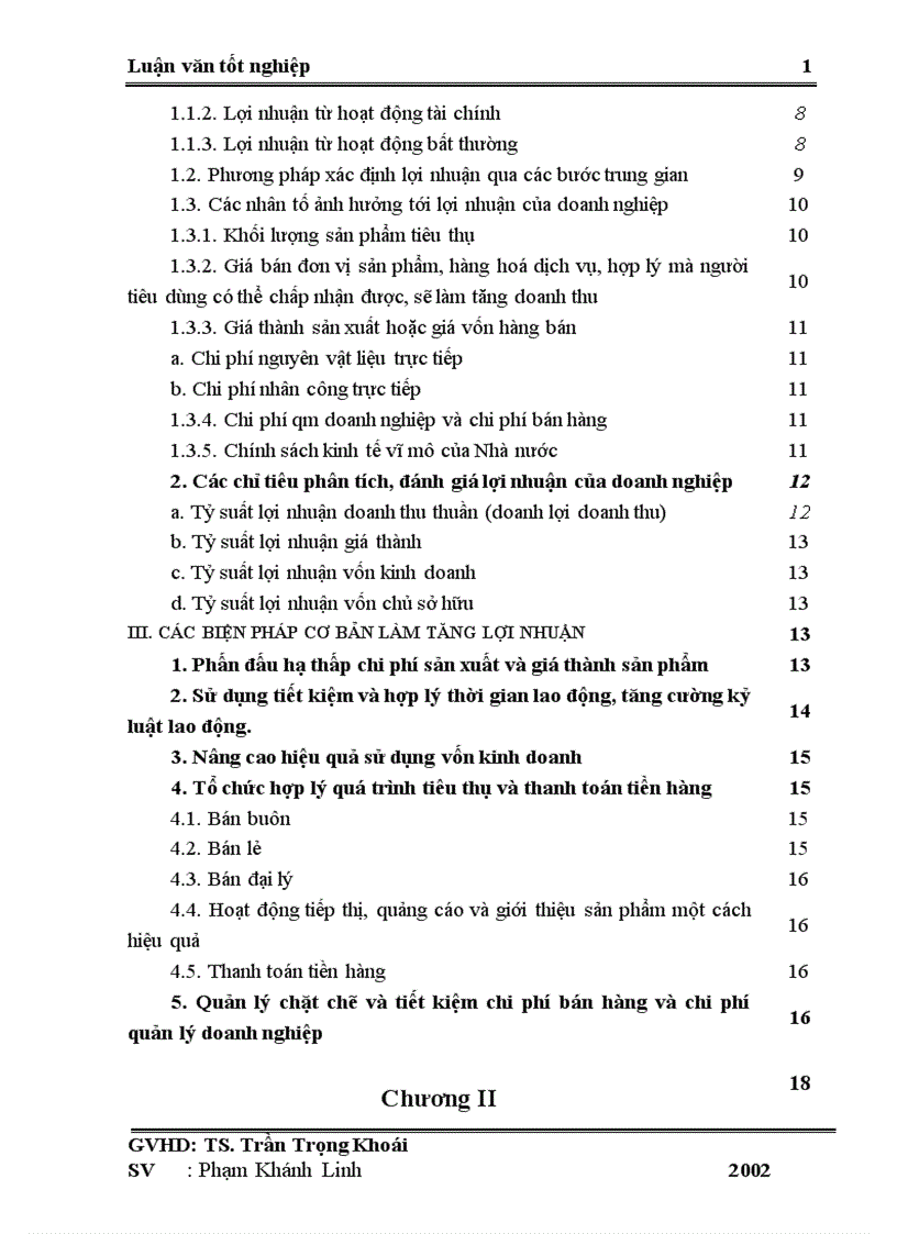 image for page Lợi nhuận và một số biện pháp chủ yếu nhằm tăng lợi nhuận ở Công ty Dược vật tư Y tế Thanh Hoá 1