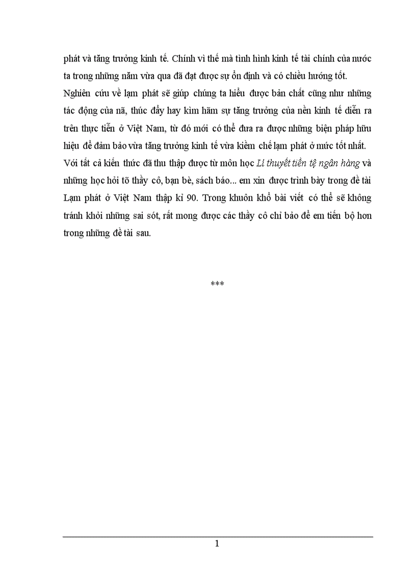 image for page Thực trạng lạm phát ở Việt Nam thập kỉ 90