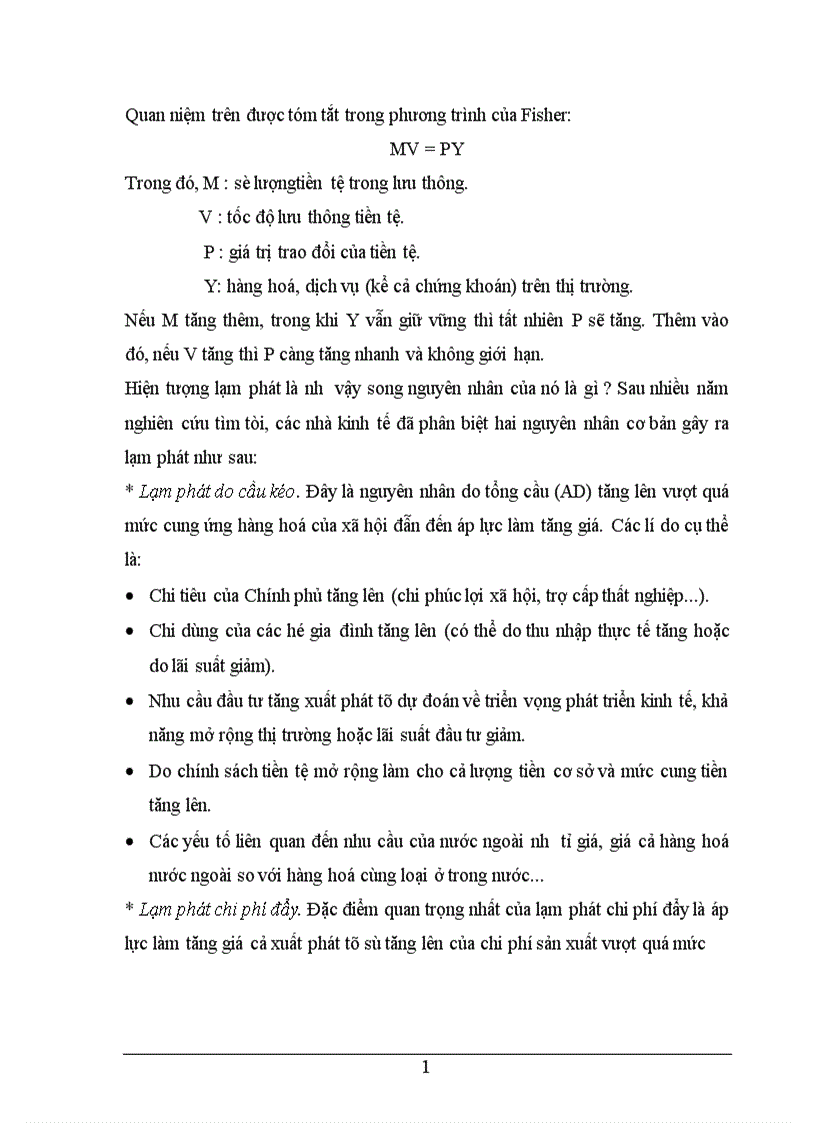 image for page Thực trạng lạm phát ở Việt Nam thập kỉ 90