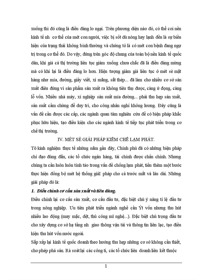 image for page Thực trạng lạm phát ở Việt Nam thập kỉ 90