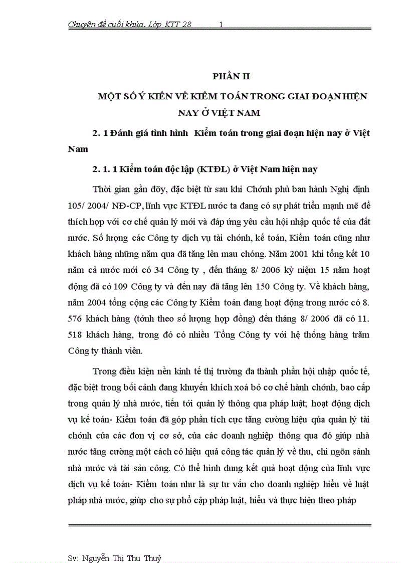 image for page Một số ý kiến về kiểm toán trong giai đoạn hiện nay ở Việt Nam 1