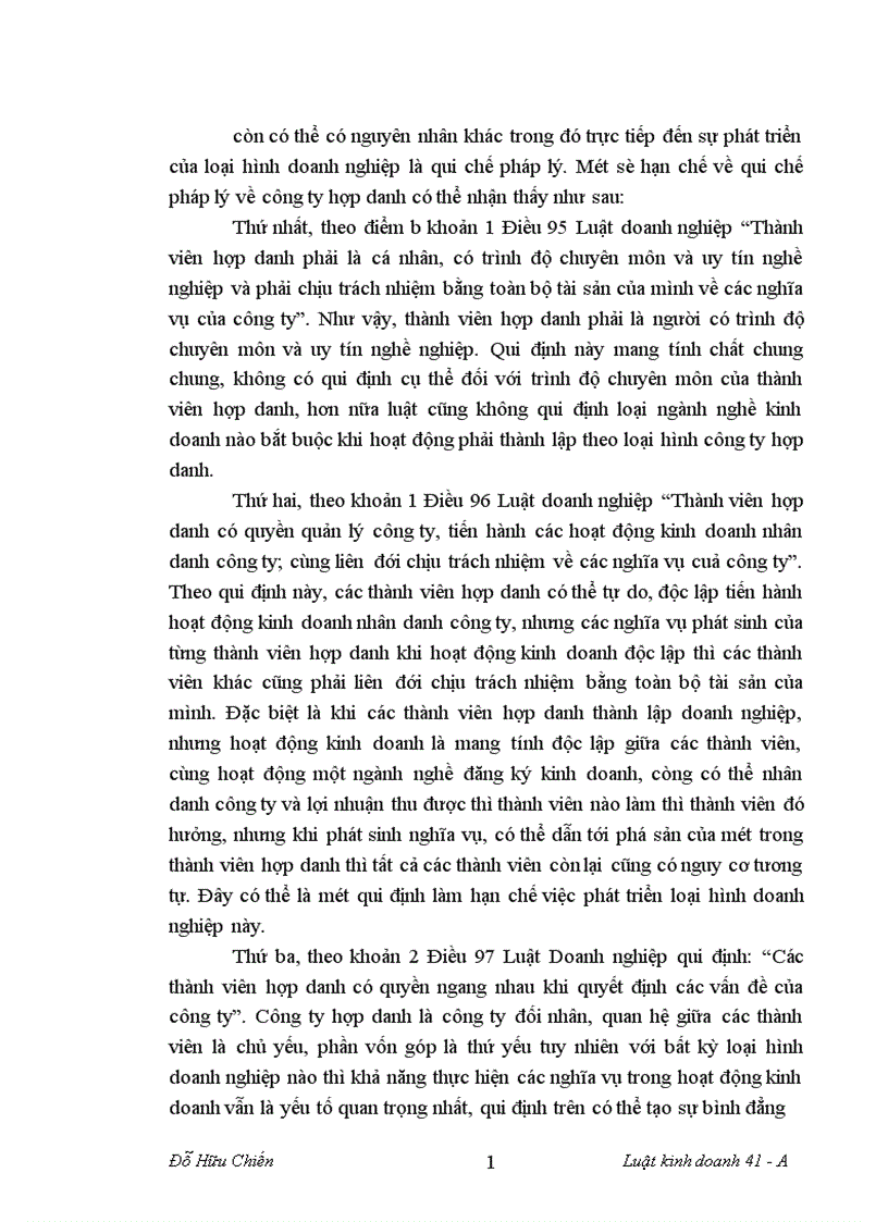 image for page Công ty hợp danh chế độ pháp lý thành lập hoạt động 1