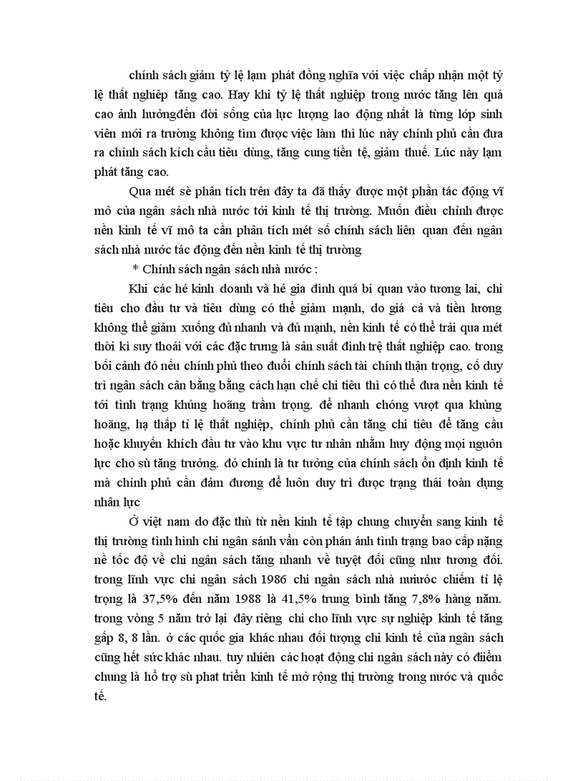 image for page Các giải pháp điều hành kinh tế vĩ mô trong nền kinh tế thị trường của ngân sách nhà nước