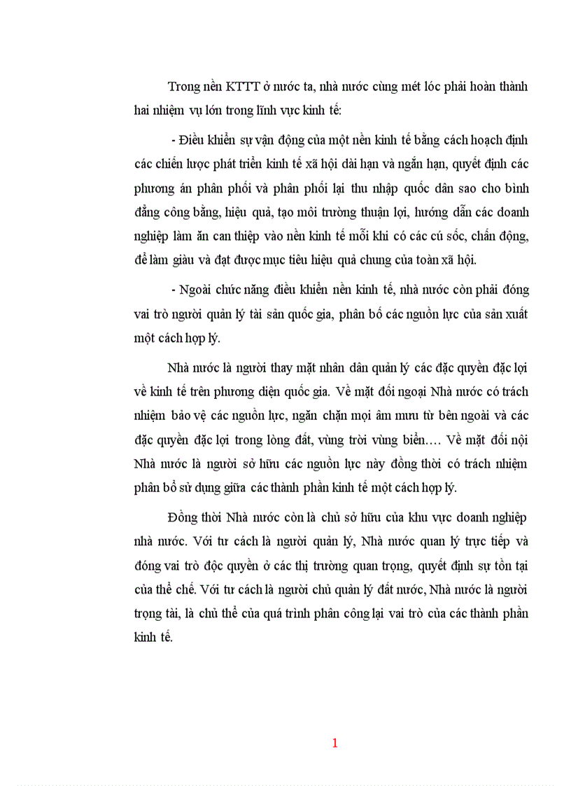 image for page Vai trò kinh tế của Nhà nước trong nền kinh tế thị trường định hướng XHCN ở nước ta hiện nay 1