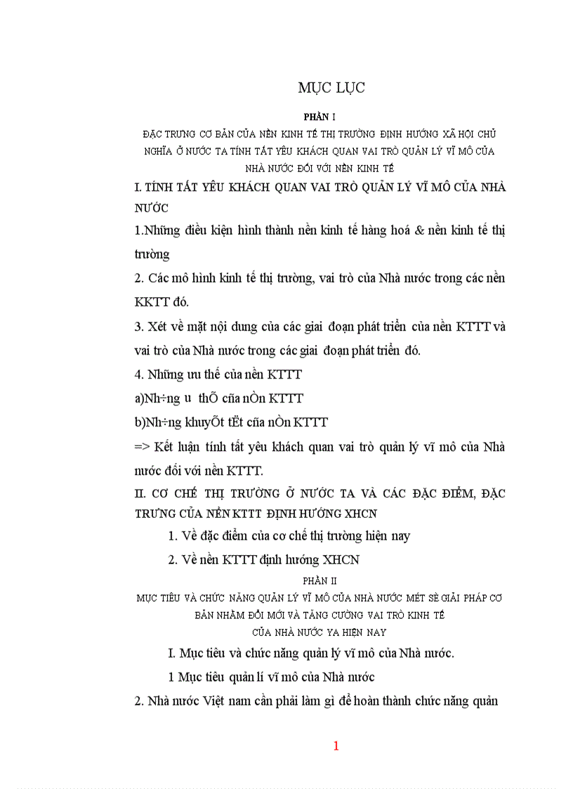 image for page Vai trò kinh tế của Nhà nước trong nền kinh tế thị trường định hướng XHCN ở nước ta hiện nay 1