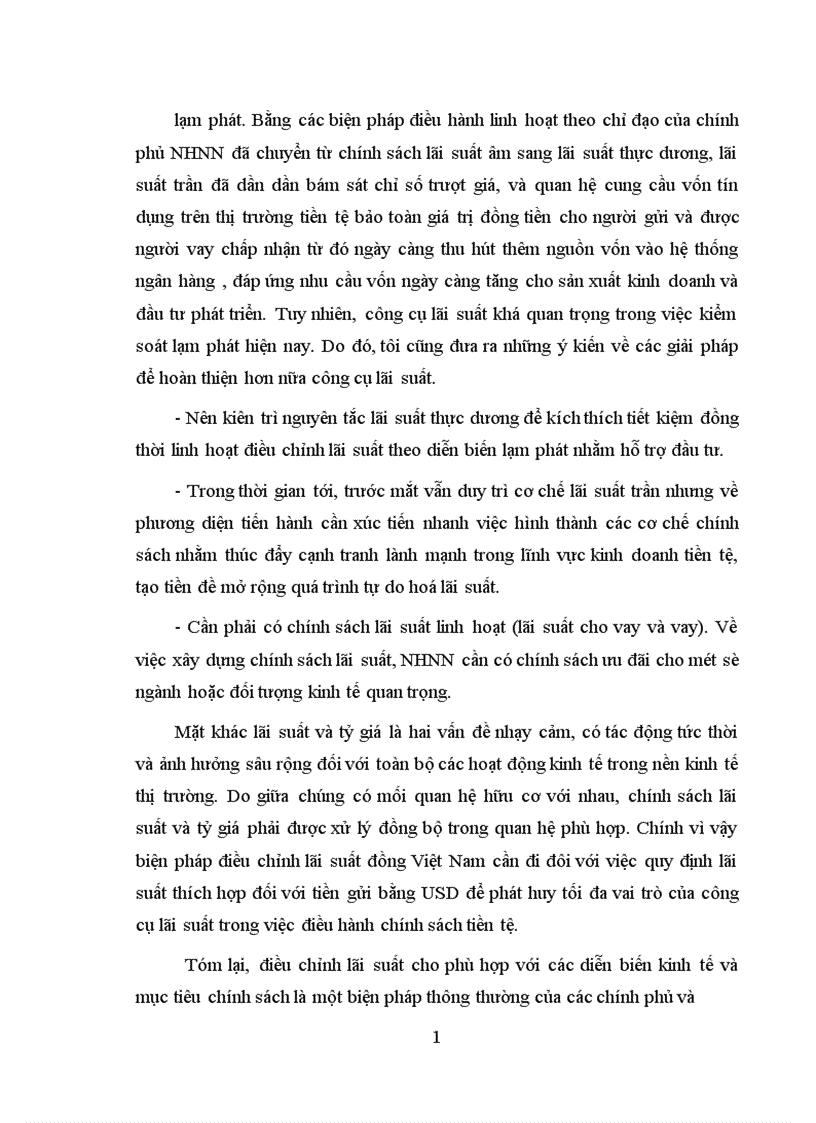 image for page Sử dụng các công cụ chính sách tiền tệ để kiềm chế lạm phát A