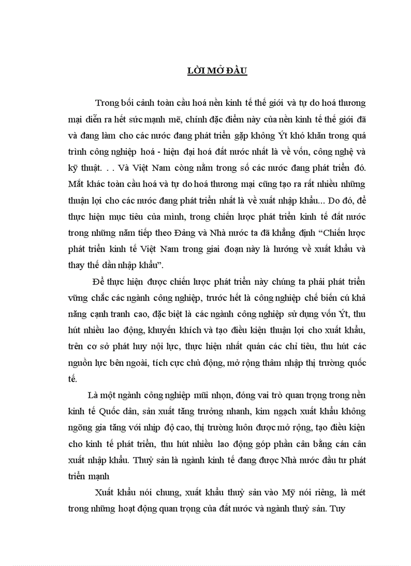 image for page Vấn đề xuất khẩu thuỷ sản của Việt Nam vào Mỹ thực trạng và giải pháp 1