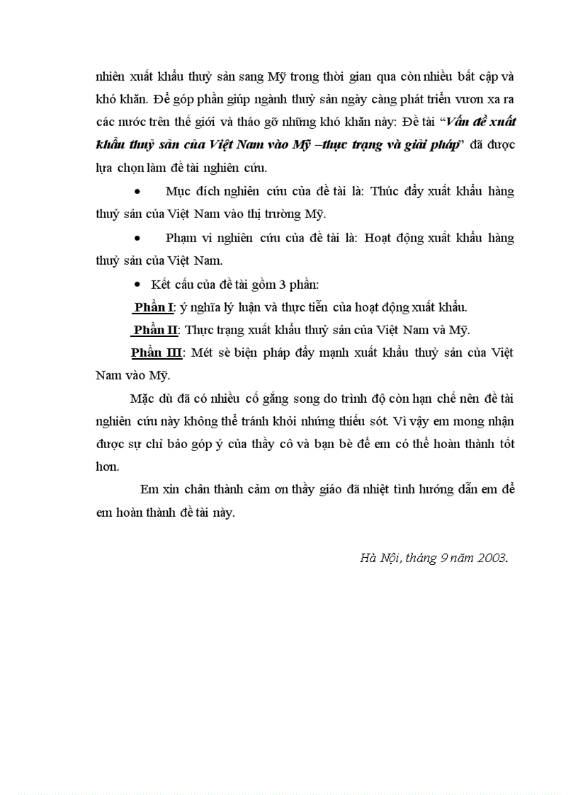 image for page Vấn đề xuất khẩu thuỷ sản của Việt Nam vào Mỹ thực trạng và giải pháp 1