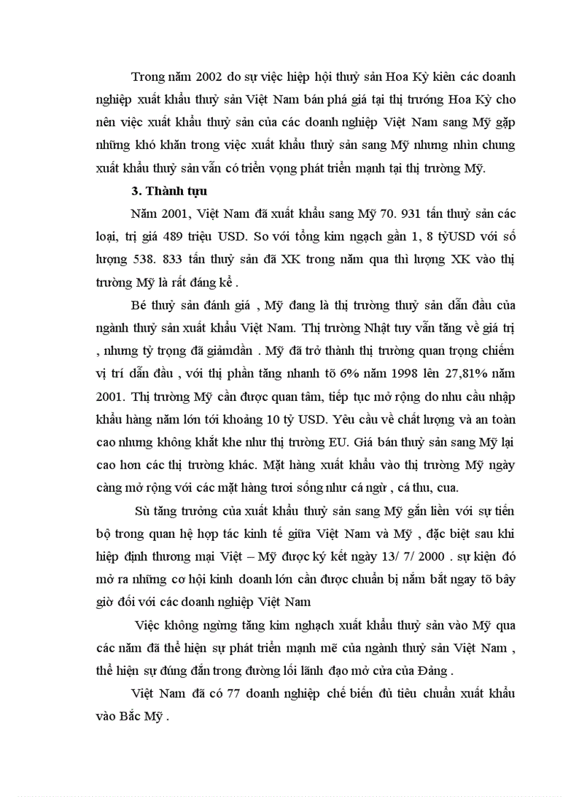 image for page Vấn đề xuất khẩu thuỷ sản của Việt Nam vào Mỹ thực trạng và giải pháp 1