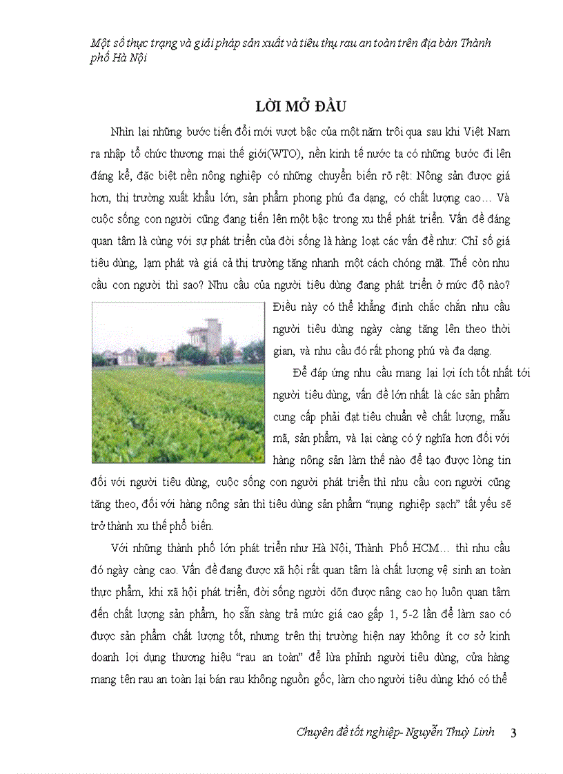 image for page Một số thực trạng và giải pháp sản xuất và tiêu thụ rau an toàn trên địa bàn thành phố Hà Nội 1