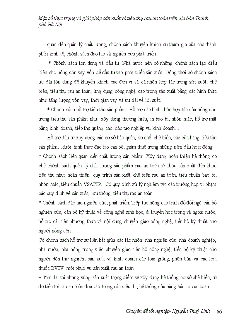 image for page Một số thực trạng và giải pháp sản xuất và tiêu thụ rau an toàn trên địa bàn thành phố Hà Nội 1