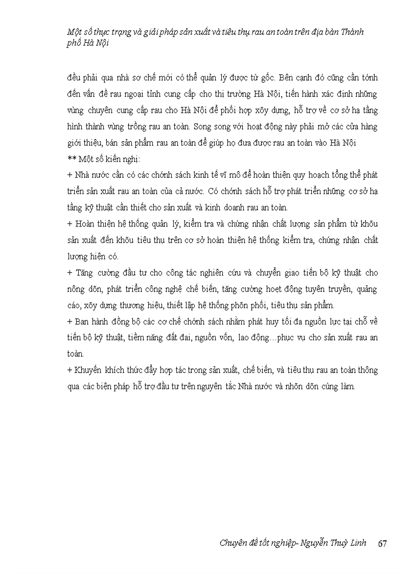 image for page Một số thực trạng và giải pháp sản xuất và tiêu thụ rau an toàn trên địa bàn thành phố Hà Nội 1