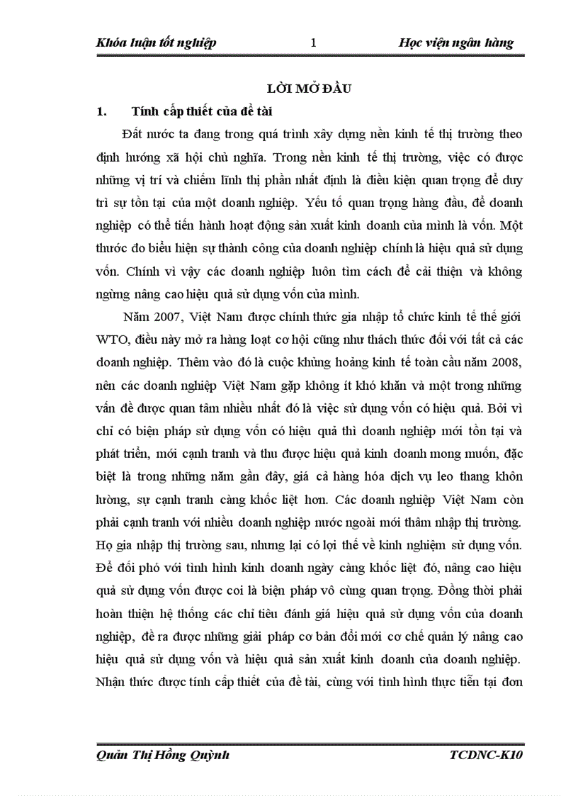 image for page Giải pháp nâng cao hiệu quả sử dụng vốn tại Công ty cổ phần bánh kẹo Hải Hà 1