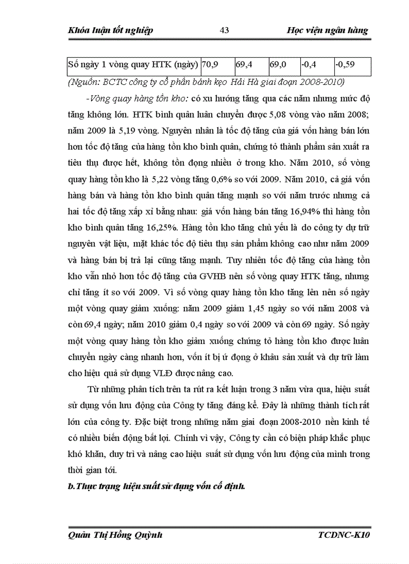 image for page Giải pháp nâng cao hiệu quả sử dụng vốn tại Công ty cổ phần bánh kẹo Hải Hà 1