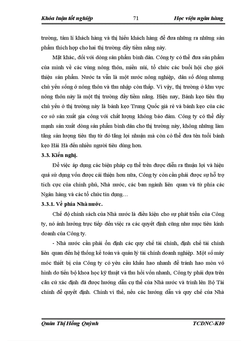 image for page Giải pháp nâng cao hiệu quả sử dụng vốn tại Công ty cổ phần bánh kẹo Hải Hà 1