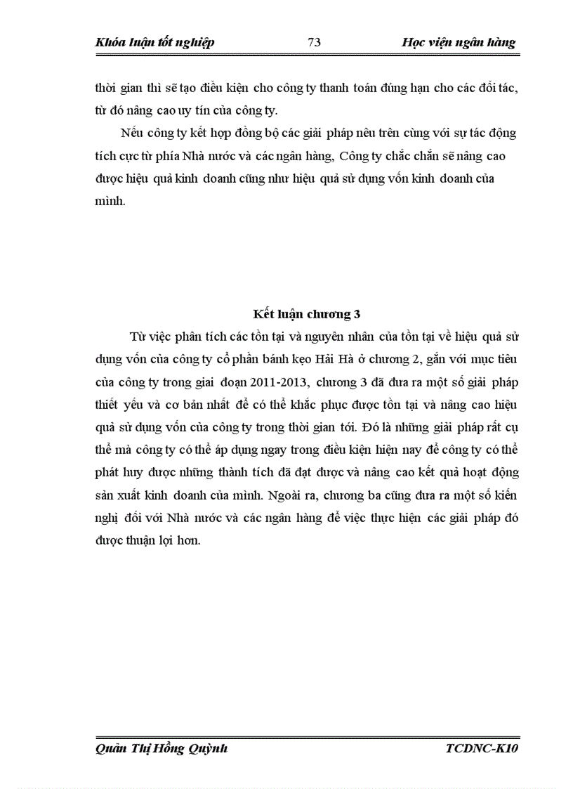 image for page Giải pháp nâng cao hiệu quả sử dụng vốn tại Công ty cổ phần bánh kẹo Hải Hà 1