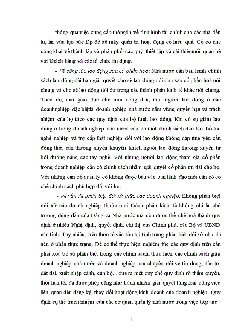 image for page Một số kiến nghị nhằm đẩy nhanh tiến trình cổ phần hoá các doanh nghiệp nhà nước