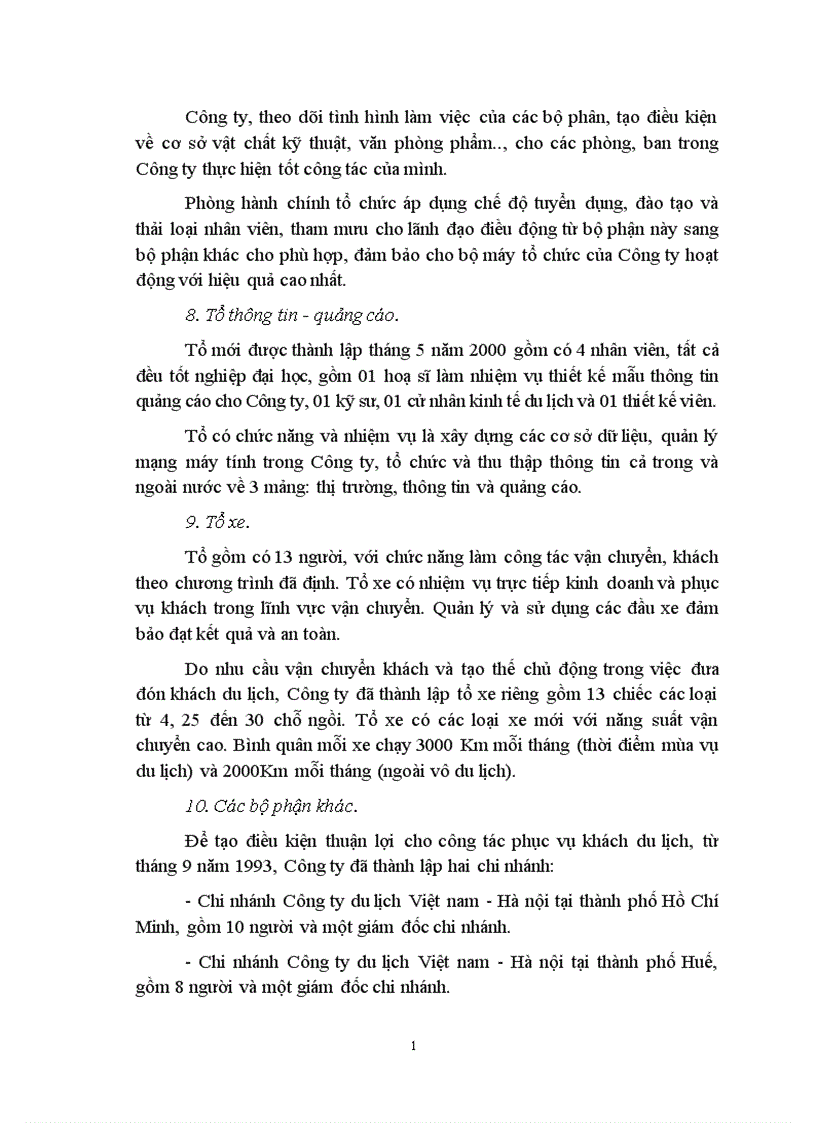 image for page Một số vấn đề về lữ hành du lịch và tình hình kinh doanh lữ hành quốc tế ở Công ty Du lịch Việt nam Hà nội 1