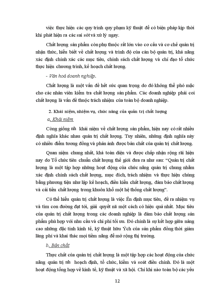 image for page Vấn đề chất lượng sản phẩm và quản lý chất lượng trong các doanh nghiệp Việt Nam hiện nay 1
