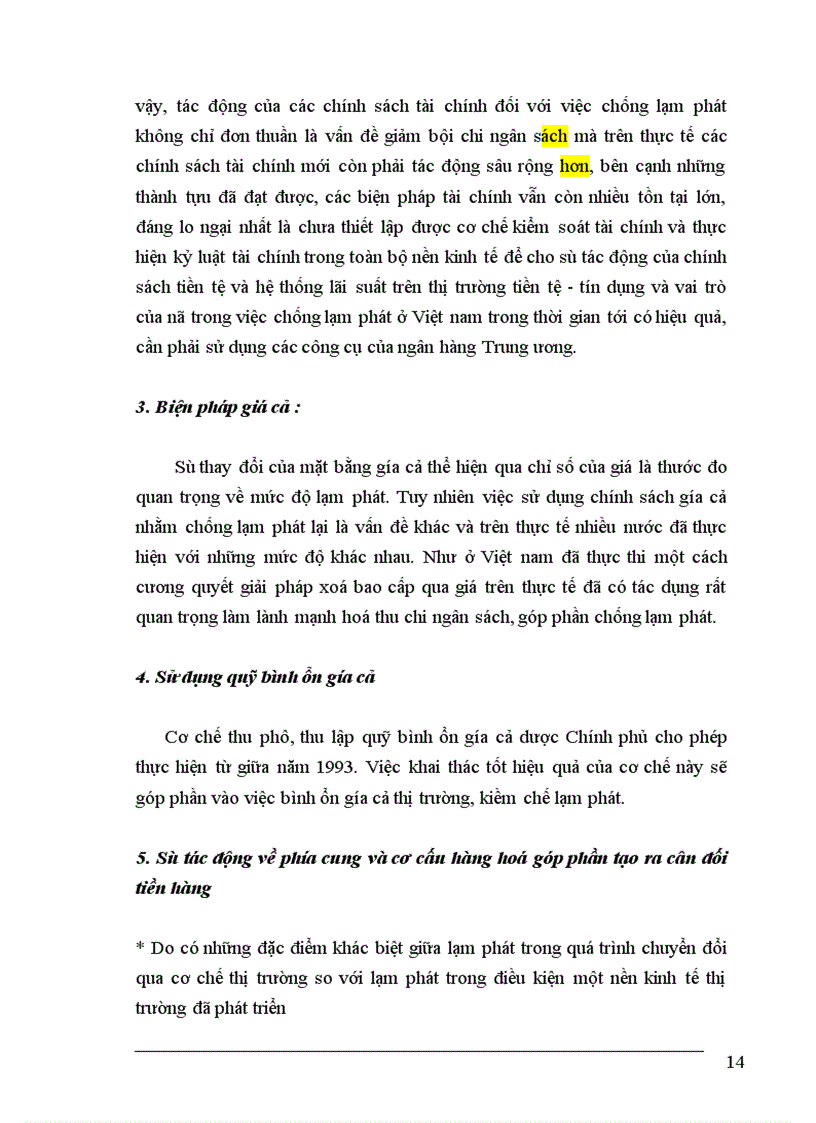 image for page Lạm phát ở Việt Nam và những giải pháp cơ bản để kiềm chế lạm phát ở Việt Nam 1