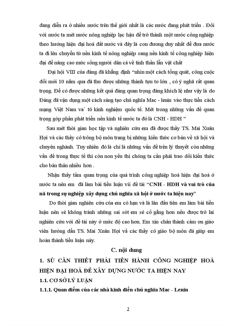 image for page CNH HDH và vai trò của nó trong sự nghiệp xây dựng chủ nghĩa xã hội ở nước ta hiện nay 1