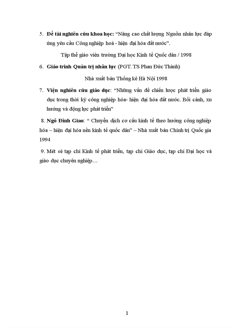 image for page Đào tạo và phát triển nguồn nhân lực đáp ứng yêu cầu công nghiệp hoá hiện đại hoá đất nước 1