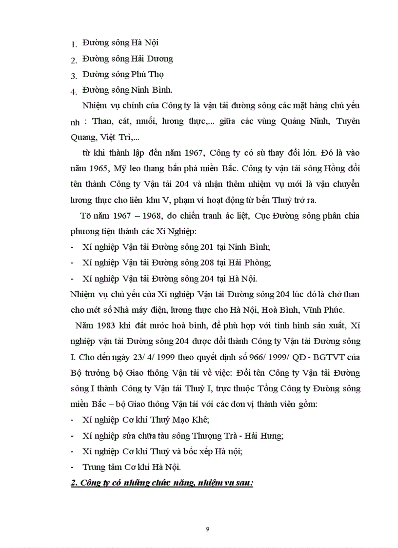 image for page hoạt động sản xuất kinh doanh vận tải tại Công ty vận tải Thuỷ I Thực trạng và giải pháp 1