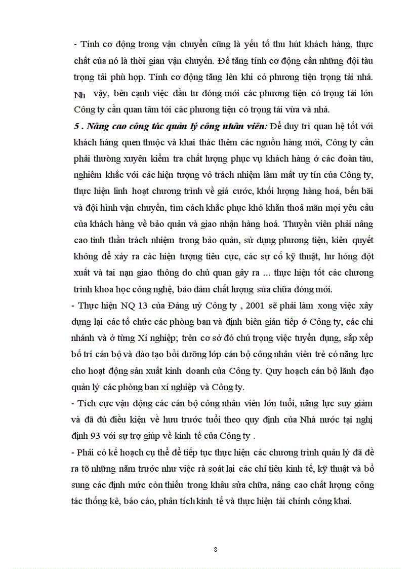 image for page hoạt động sản xuất kinh doanh vận tải tại Công ty vận tải Thuỷ I Thực trạng và giải pháp 1