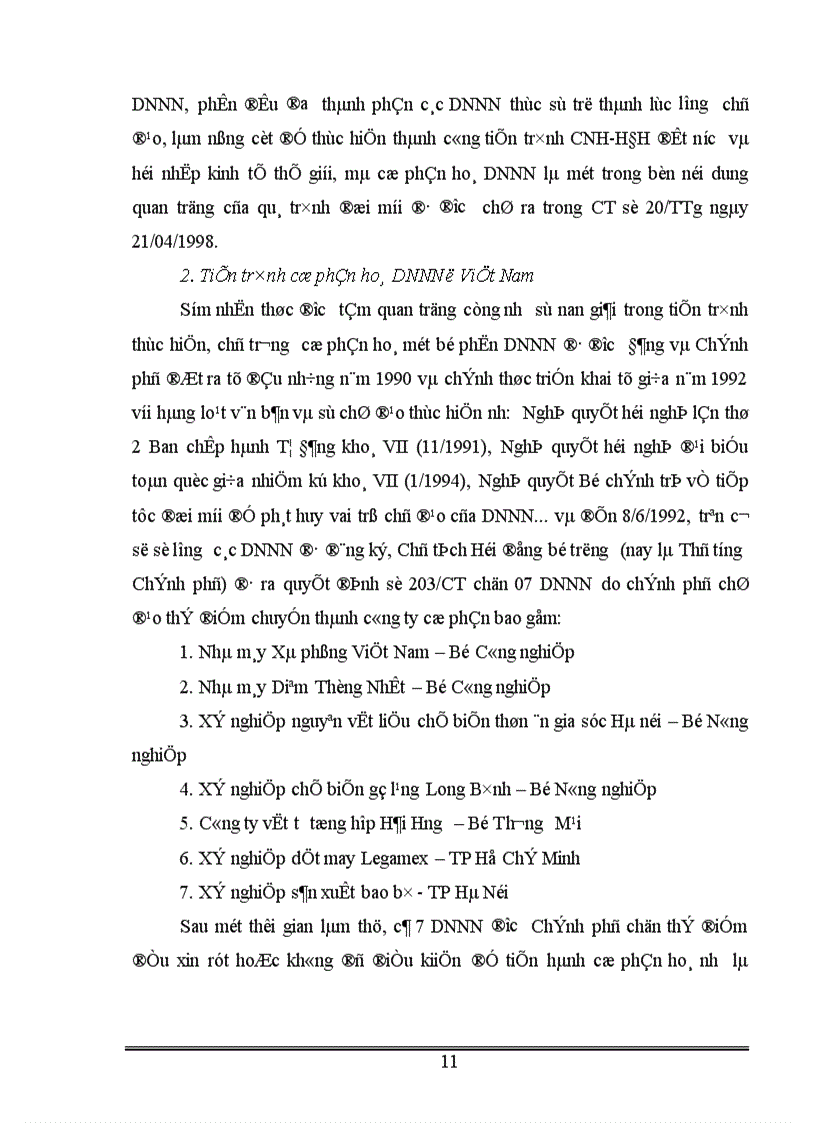 image for page Cổ phần hoá DNNN quá trình 10 năm phát triển và vai trò của nó trong sự phát triển kinh tế