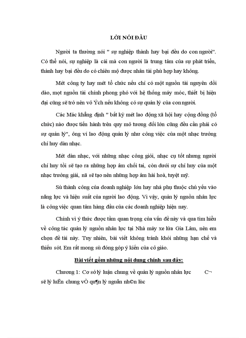 image for page Một số kiến nghị nhằm nâng cao hiệu quả công tác quản lý nguồn nhân lực tại nhà máy