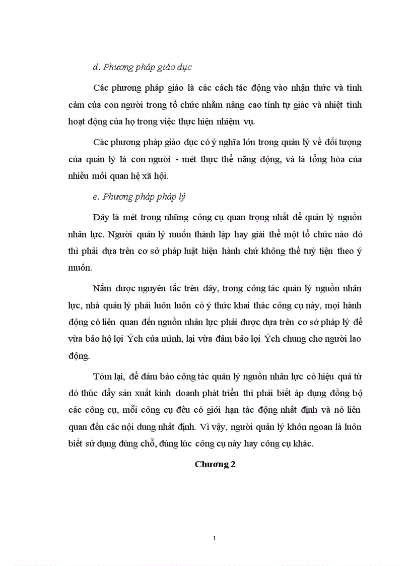 image for page Một số kiến nghị nhằm nâng cao hiệu quả công tác quản lý nguồn nhân lực tại nhà máy