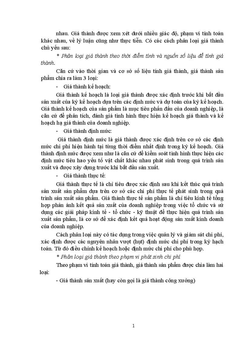 image for page Kế toán tập hợp chi phí sản xuất và tính giá thành ở Xí nghiệp in 15 1