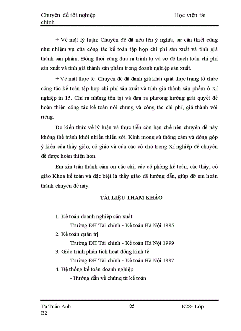 image for page Kế toán tập hợp chi phí sản xuất và tính giá thành ở Xí nghiệp in 15 1