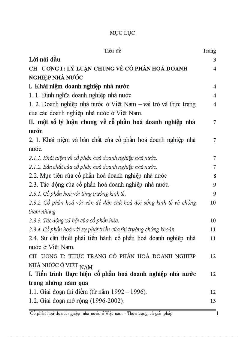 image for page Các giải pháp nhằm thúc đẩy quá trình cổ phần hoá doanh nghiệp nhà nước