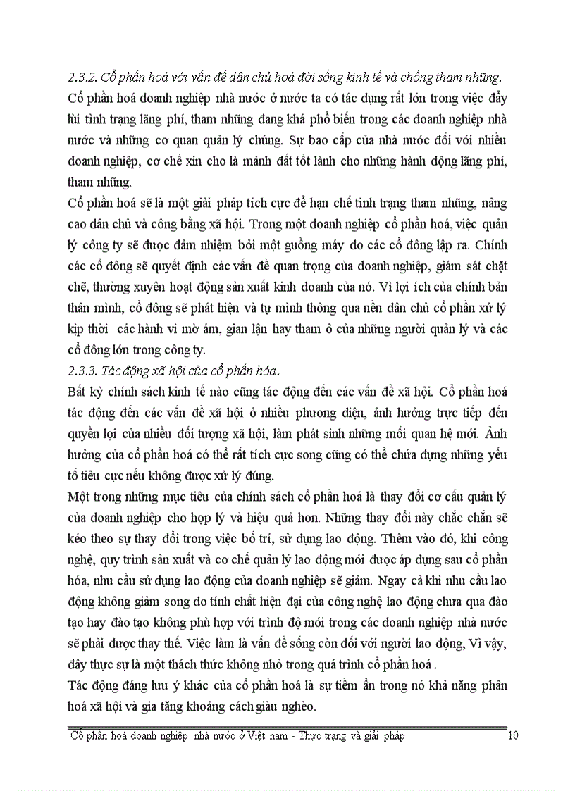 image for page Các giải pháp nhằm thúc đẩy quá trình cổ phần hoá doanh nghiệp nhà nước