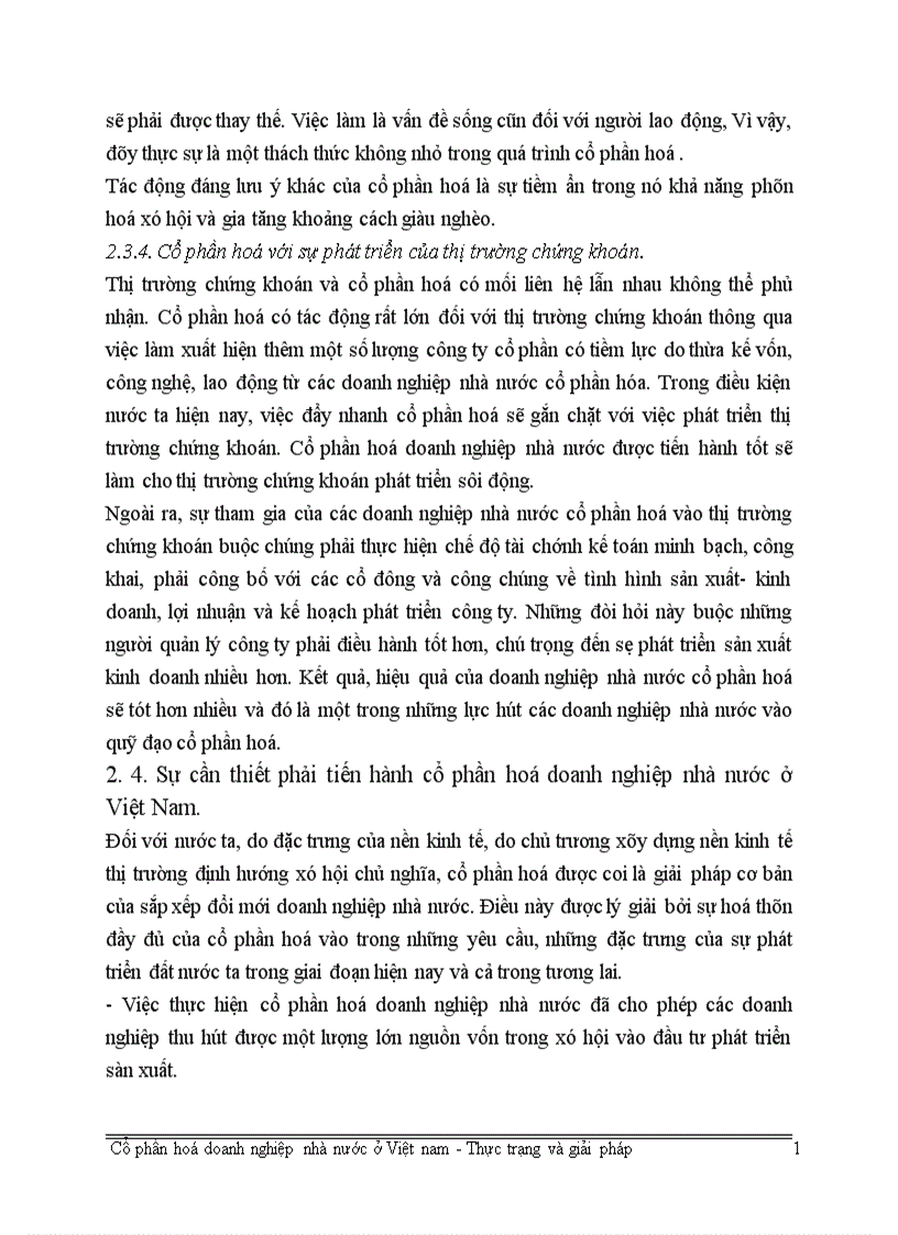image for page Các giải pháp nhằm thúc đẩy quá trình cổ phần hoá doanh nghiệp nhà nước