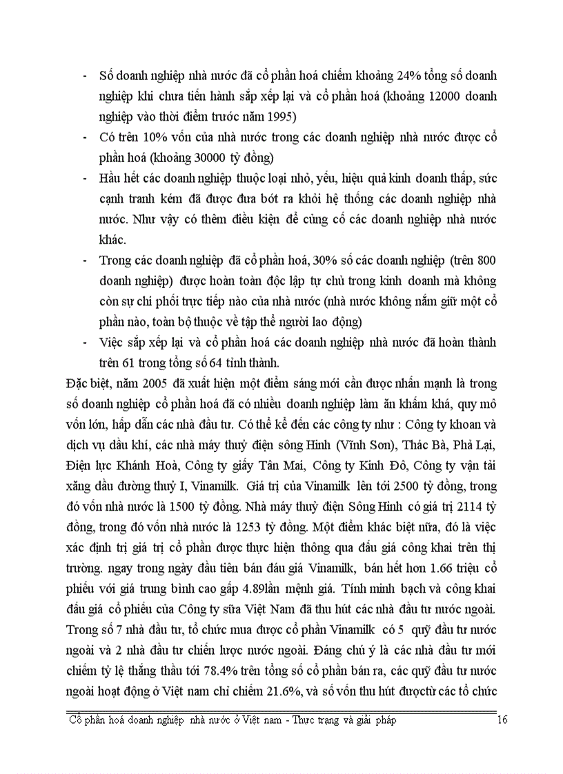 image for page Các giải pháp nhằm thúc đẩy quá trình cổ phần hoá doanh nghiệp nhà nước