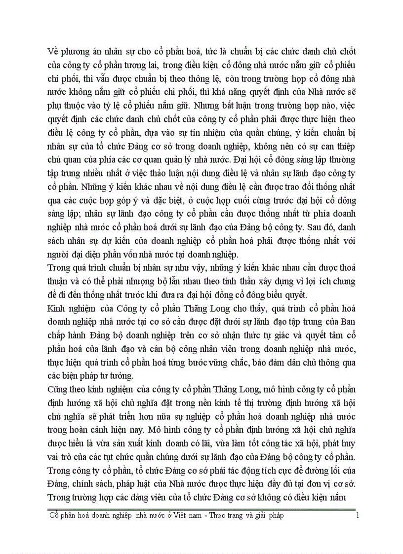 image for page Các giải pháp nhằm thúc đẩy quá trình cổ phần hoá doanh nghiệp nhà nước