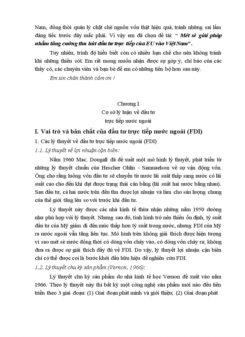 image for page Một số giải pháp nhằm tăng cường thu hút đầu tư trực tiếp của EU vào Việt Nam 1