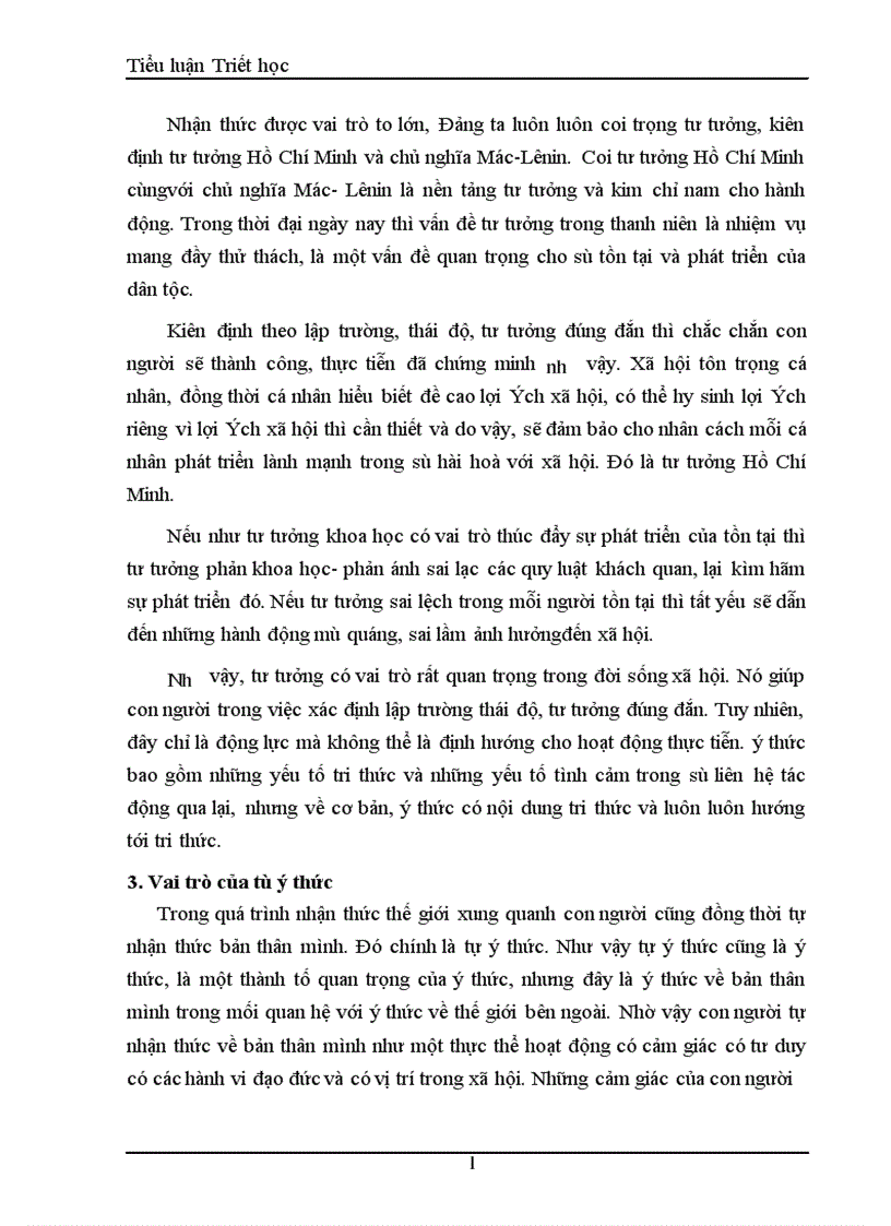 image for page Vai trò của ý thức trong đời sống xã hội và sự vận dụng của Đảng Cộng Sản Việt Nam trong quá trình đổi mới kinh tế hiện nay 1
