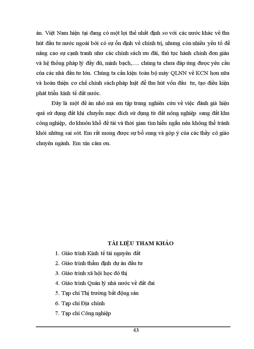 image for page Đánh giá hiệu quả của việc chuyển mục đích sử dụng đất khi chuyển đất nông nghiệp sang đất đô thị 1