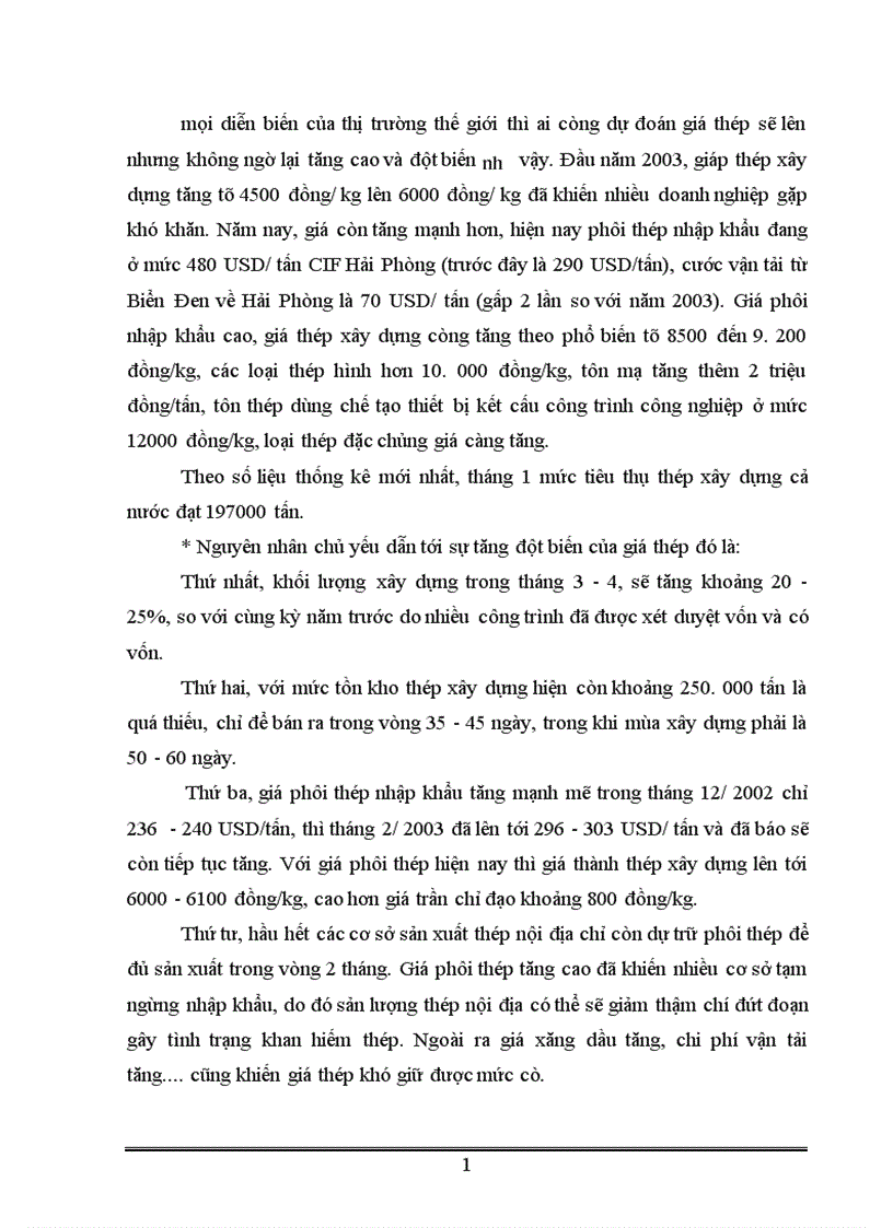 image for page Mối quan hệ cung cầu tác động đến sự lên xuống của giá cả trong mặt hàng thép