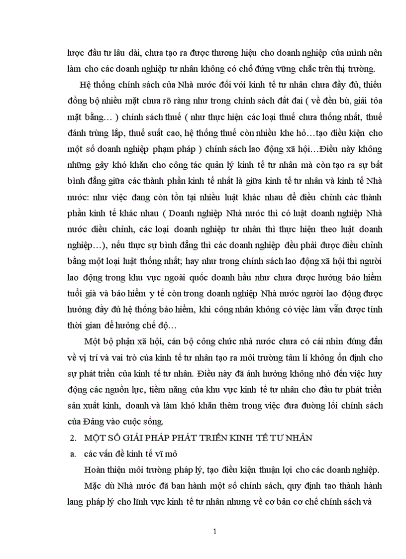 image for page Một số giải pháp phát triển kinh tế tư nhân