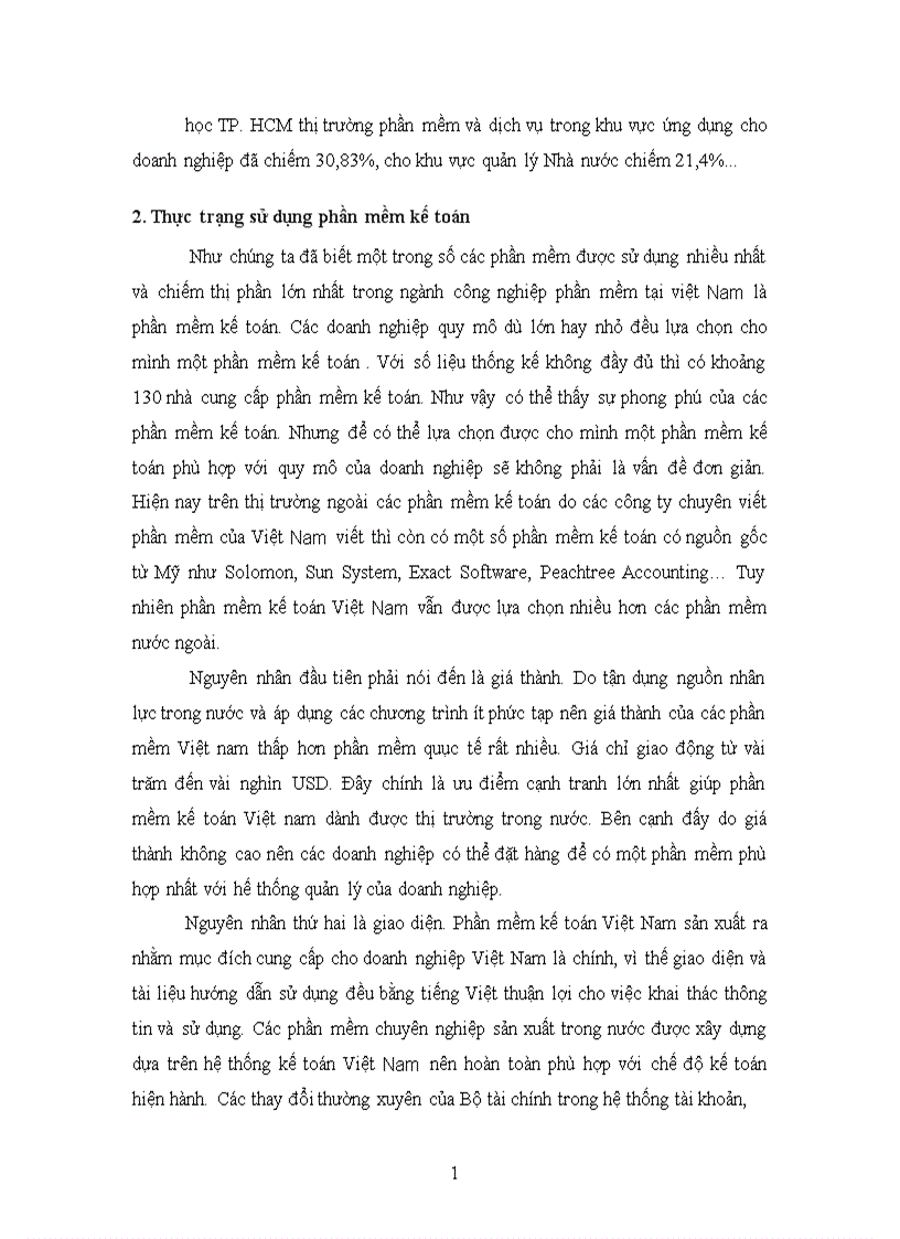 image for page Thực trạng sử dụng phần mềm kế toán việt nam