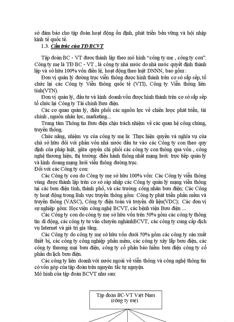 image for page Mô hinh tập đoàn kinh tế ở Việt nam Thực trạng và phương hướng phát triển 1