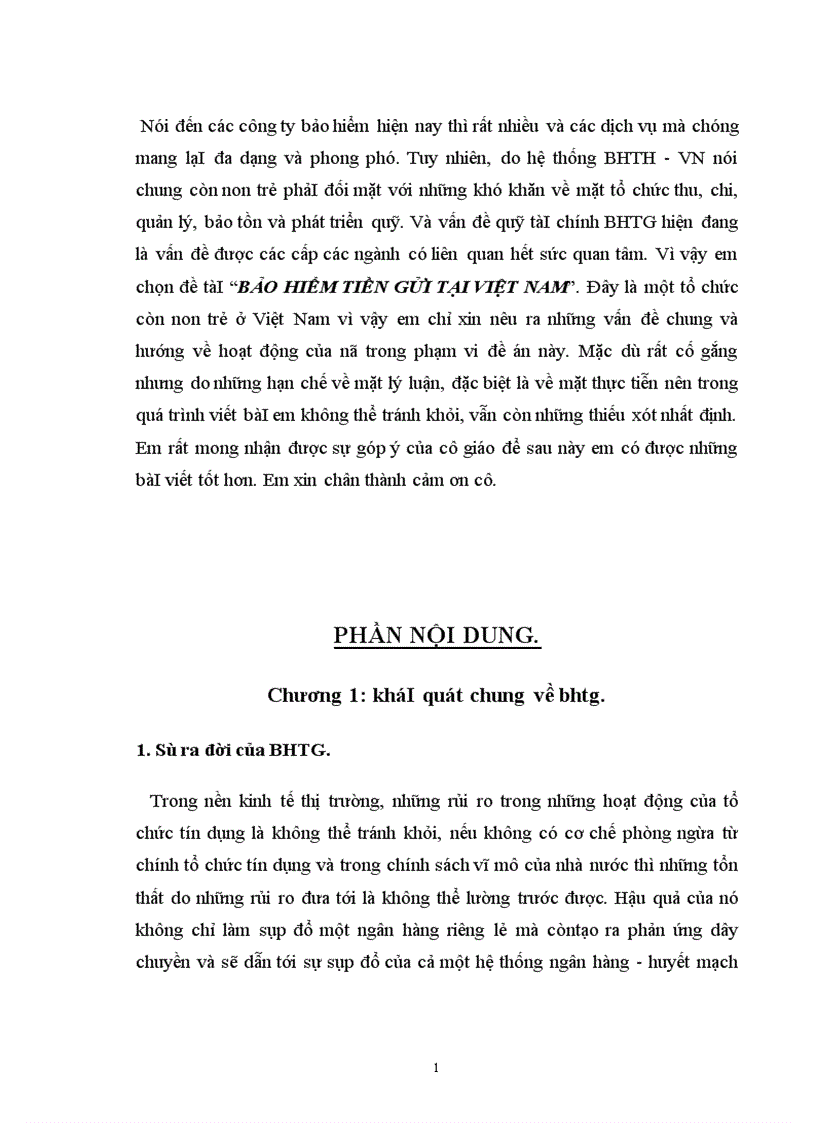 Bảo hiểm tiền gửi tại Việt Nam 1